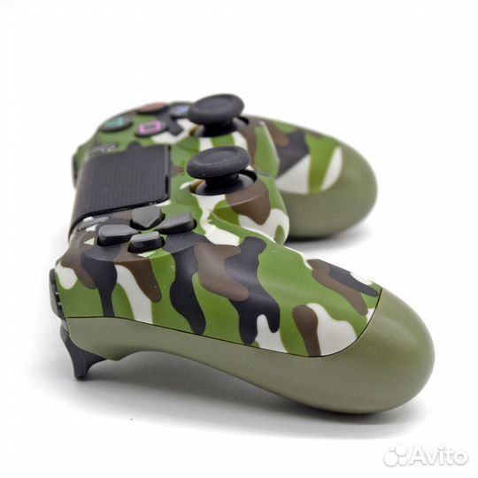 Геймпад PS4 Dualshock 4 G2 Green Camo, совместимый