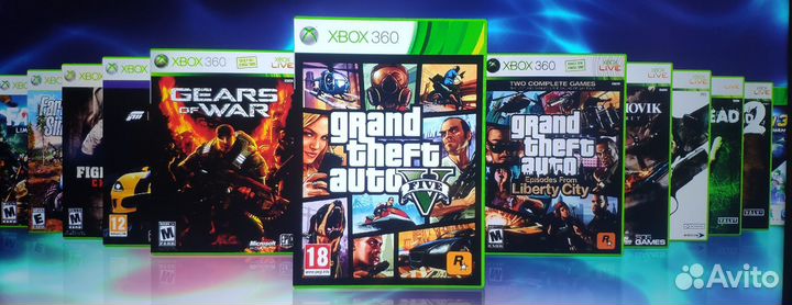 Xbox360 Slim 500gb/Прошит/Freeboot-Aurora/75 Игр