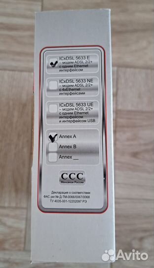 Adsl модем Интеркросс