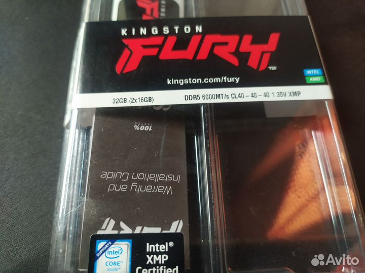 Модуль памяти Kingston Fury Beast KF560C40BBK2-32