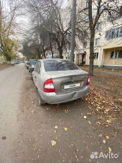 LADA Kalina 1.6 МТ, 2007, битый, 128 624 км