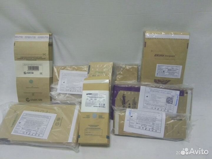 Пакеты, стерилизаторы, индикаторы в ассортименте