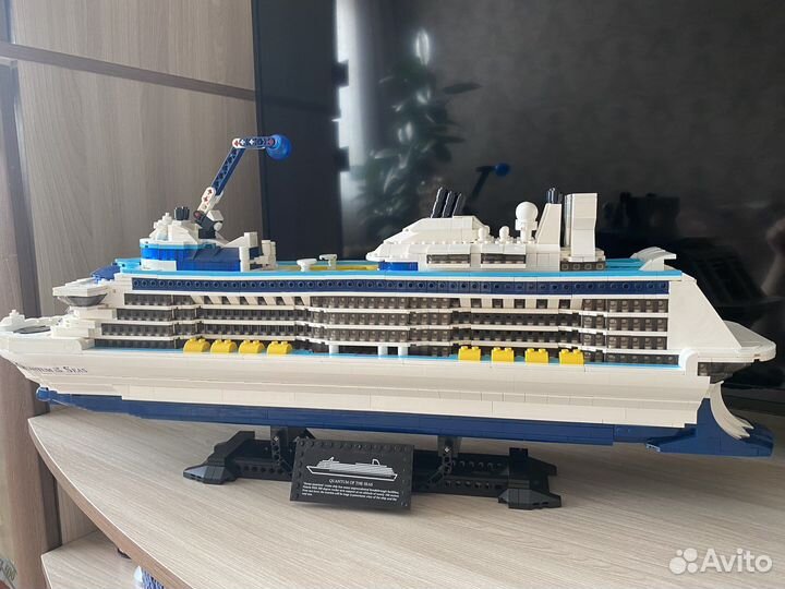 Корабль аналог lego лего Круизный лайнер 70см