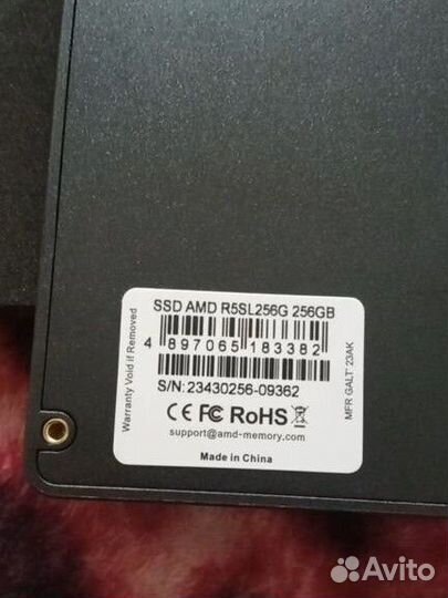 SSD диск AMD Radeon 256gb