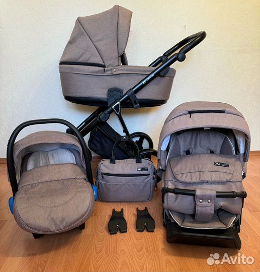 Коляска 3 в 1 adamex verona lux