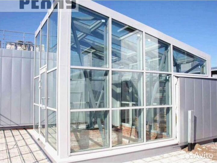 Окна алюминиевые / остекление лоджий на заказ