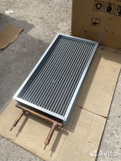 Фреоновый испаритель 100х50х15 двух-рядный