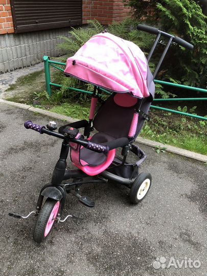 Детский велосипед с ручкой