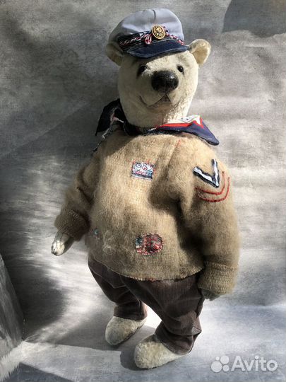 Мишка тедди Капитан, 60 см. Бронь