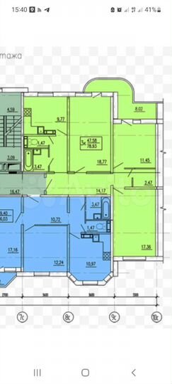 3-к. квартира, 78,9 м², 15/17 эт.