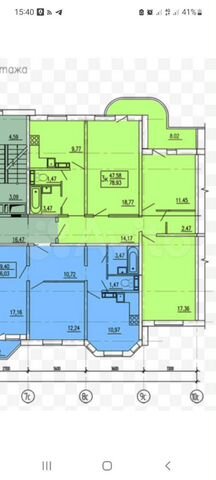 3-к. квартира, 78,9 м², 15/17 эт.
