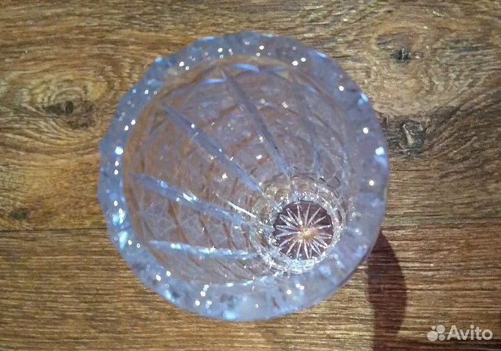 Ваза хрустальная. bohemia. чсср