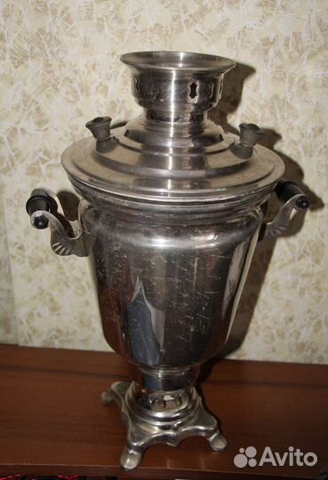 Самовар Электрический 60 лет СССР 4 литра. 1982 г