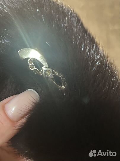 Норковый мягкий берет