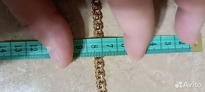 Цепочка золотая мужская 585