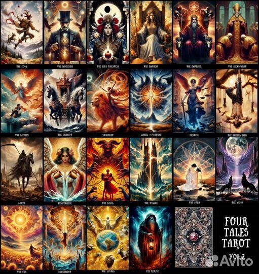 Four Tales Tarot/ Таро Четыре сказки. оригинал