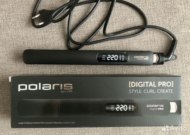 Выпрямитель для волос polaris новый
