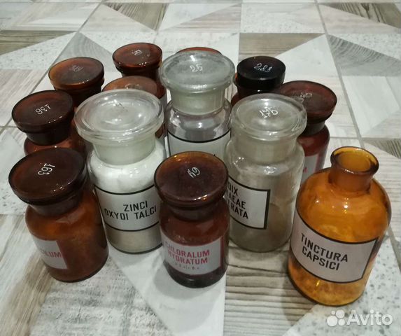 Склянки аптечные
