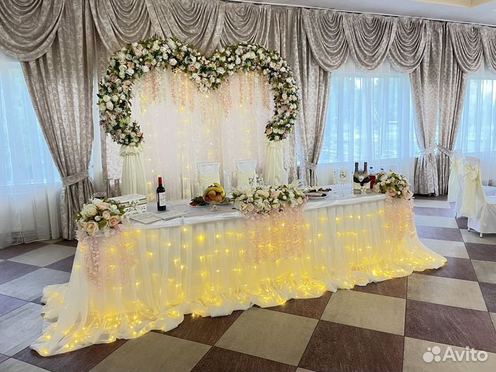 Свадебная арка- сердце в аренду