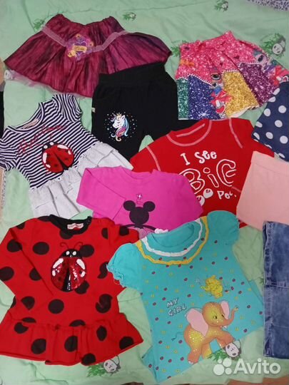 Вещи пакетом на девочку 2-4 года
