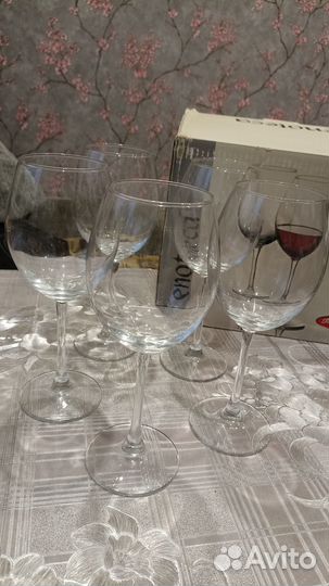 Бокалы, фужеры. Стекло. 5шт