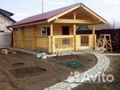 Сруб бани 6х6