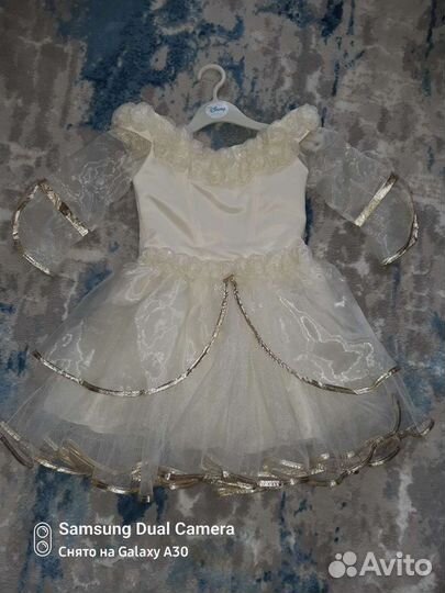 Платье для девочки пушистое