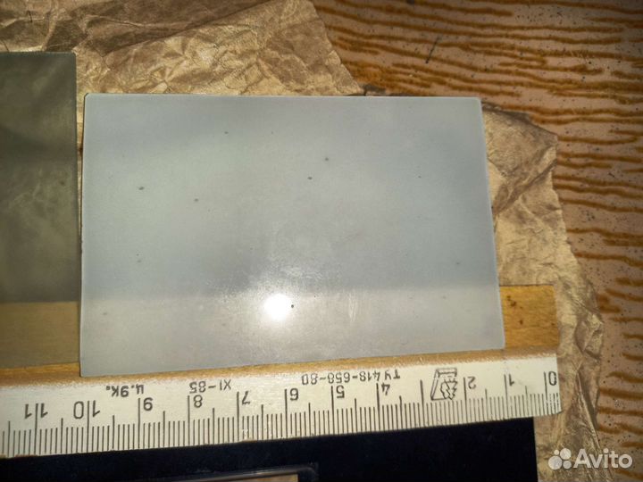 Стекло прозрачное, белое и рамка