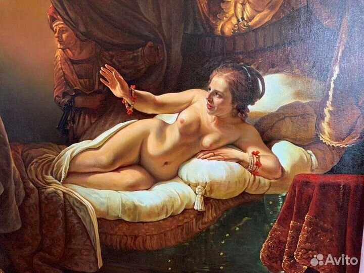 Картина маслом Рембрандта ван Рейна Даная