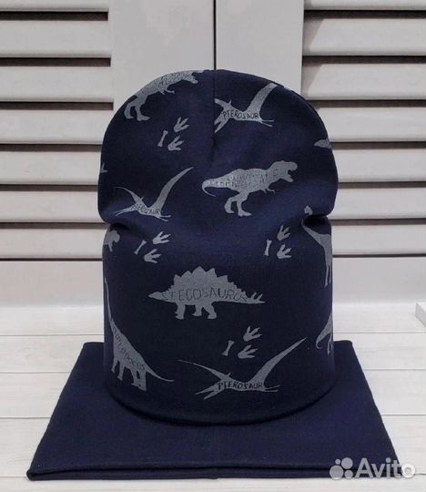 Комплект шапка и снуд