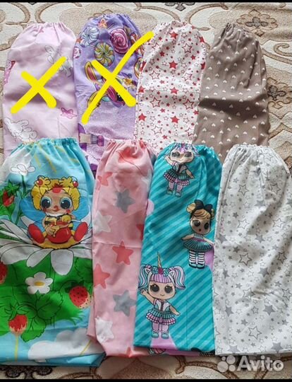 Новые Наволочки, Простыни на резинке в детскую