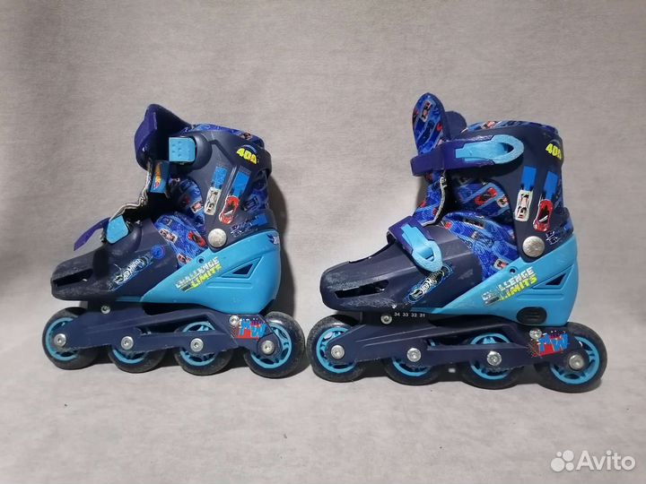 Роликовые коньки детские раздвижные
