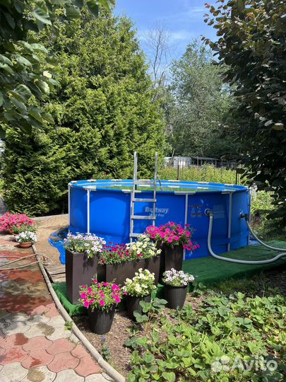 Каркасный бассейн bestway steel pro max 427*132