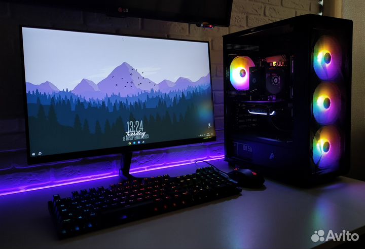 Игровой пк i7/gtx1660super/ssd m2 512гб/16гб озу