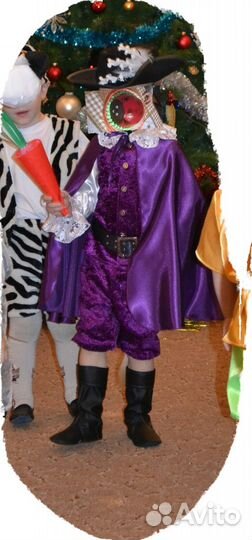 Костюмы напрокат мишка, кот в сапогах, петрушка