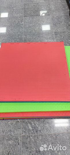 Будо-маты 40 мм сине-красные