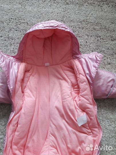 Демисезонный комбинезон на девочку 62 размер