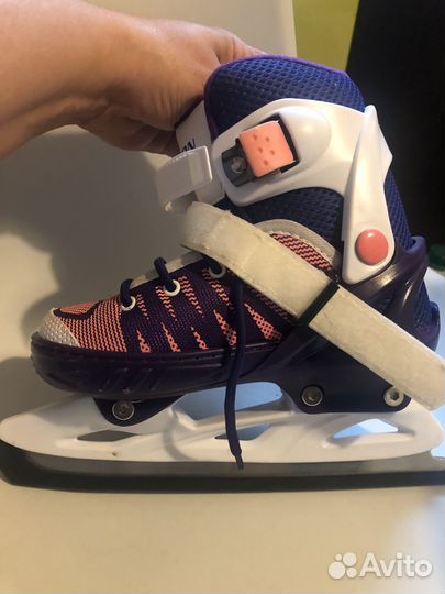 Коньки детские раздвижные 35 38