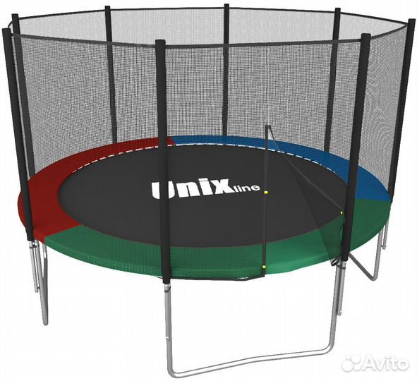 Батут Simple 6-12 FT Green-Color (outside-inside)