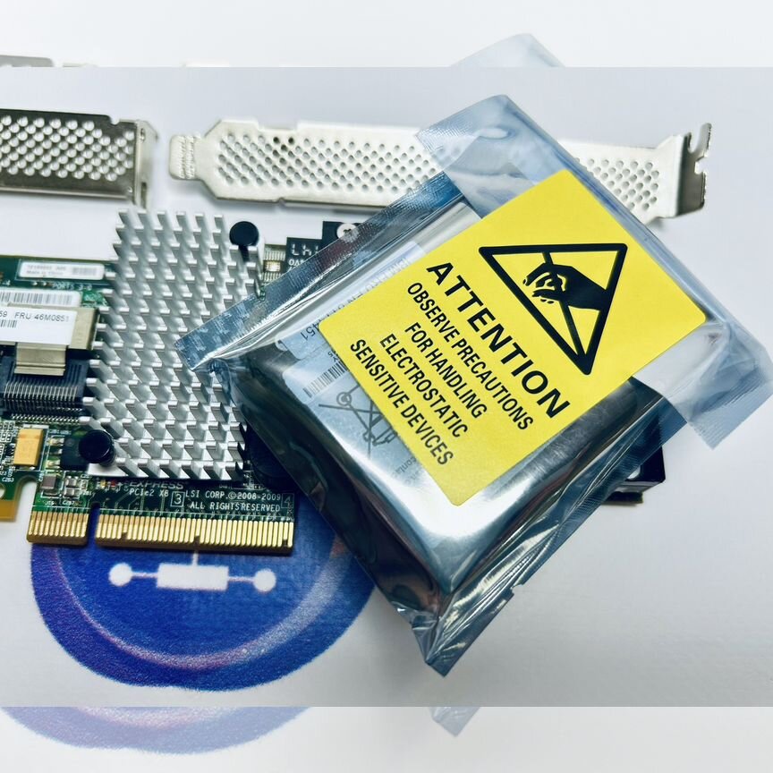 [BBU08] Контроллер Lsi 9260-8i 2 Кабеля 8087 4xsata Bbu08