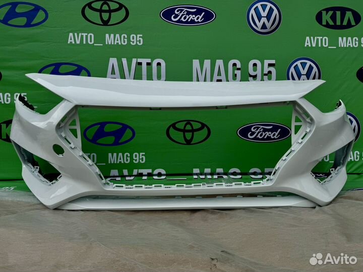Бампер передний на hyundai solaris 2