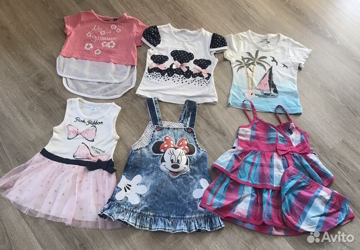 Пакет вещей доя девочки до 2 лет
