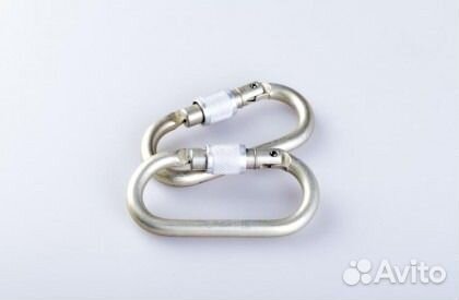 Карабин Ринг стальной овальный с муфтой Keylock