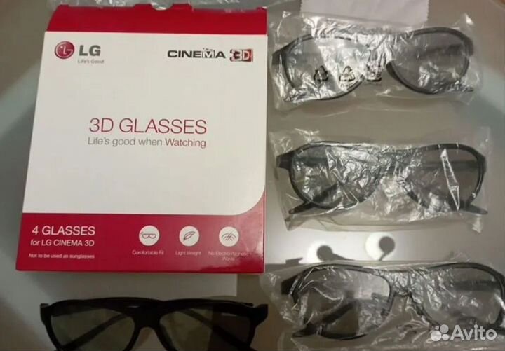 3D очки LG новые