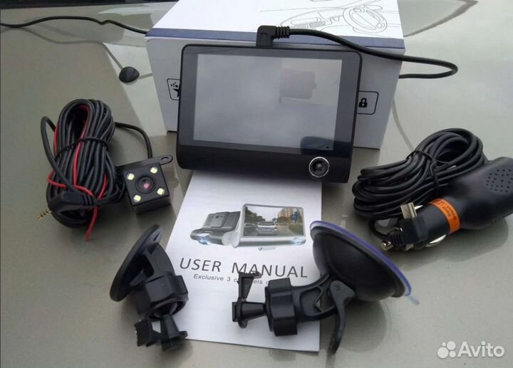 Видеорегистратор 3 камеры