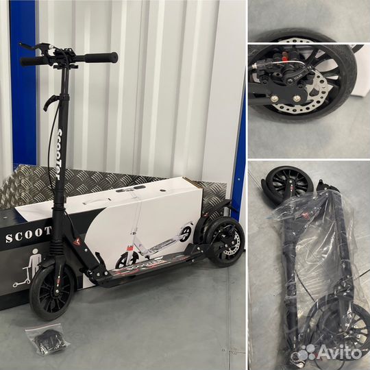 Новый Самокат взрослый Urban с дисковым тормозом