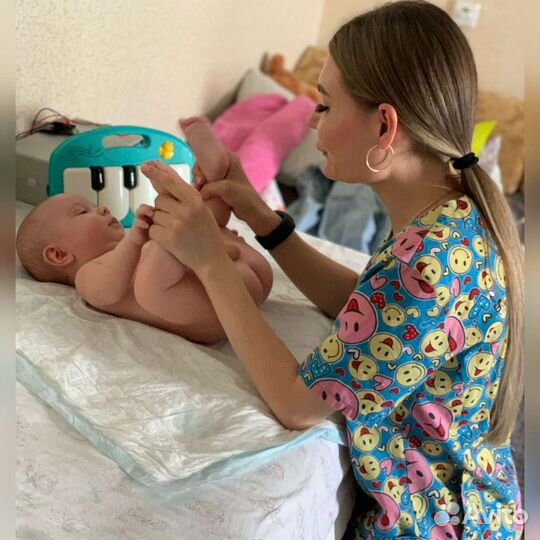 Массаж детям на дому/электрофорез