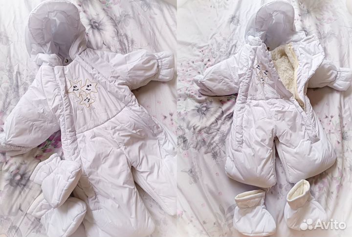 Огромный пакет вещей на девочку от 0 до года