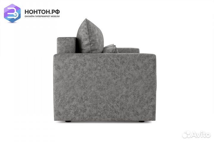 Диван еврокнижка Томас 3-х местный серый