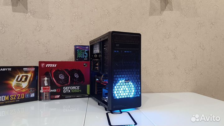 Игровой пк i5 9400 16gb GTX1050Ti